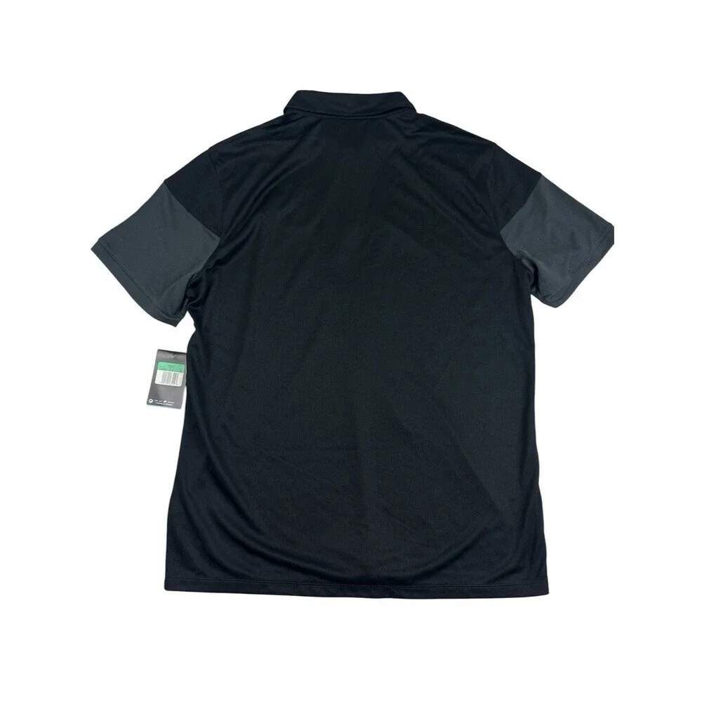 Nike Golf Dri-FIT Polo XL Black Gentleman Jack Embroidered Logo Mens NWT
